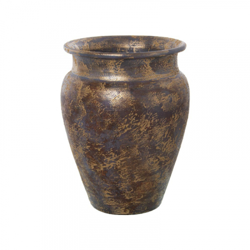 MACETERO CERÁMICA ORO 32x32x40CM