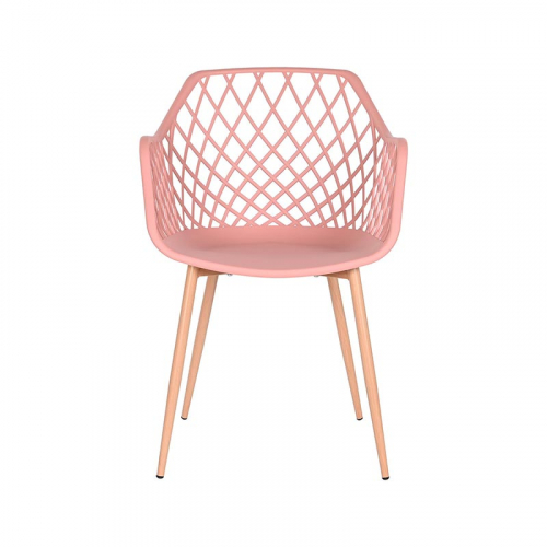 SILLA POLIPROPILENO ROSA 54x58x85CM