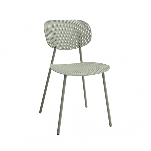 SILLA POLIPROPILENO GRIS 51,5X46X79CM
