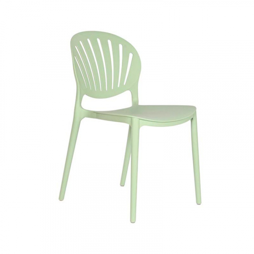 SILLA POLIPROPILENO VERDE UV 44,5x55,5x81CM