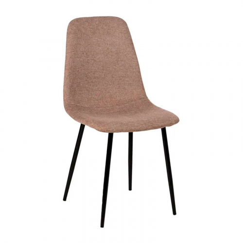 SILLA TAUPE POLIÉSTER HIERRO 43x52x87CM
