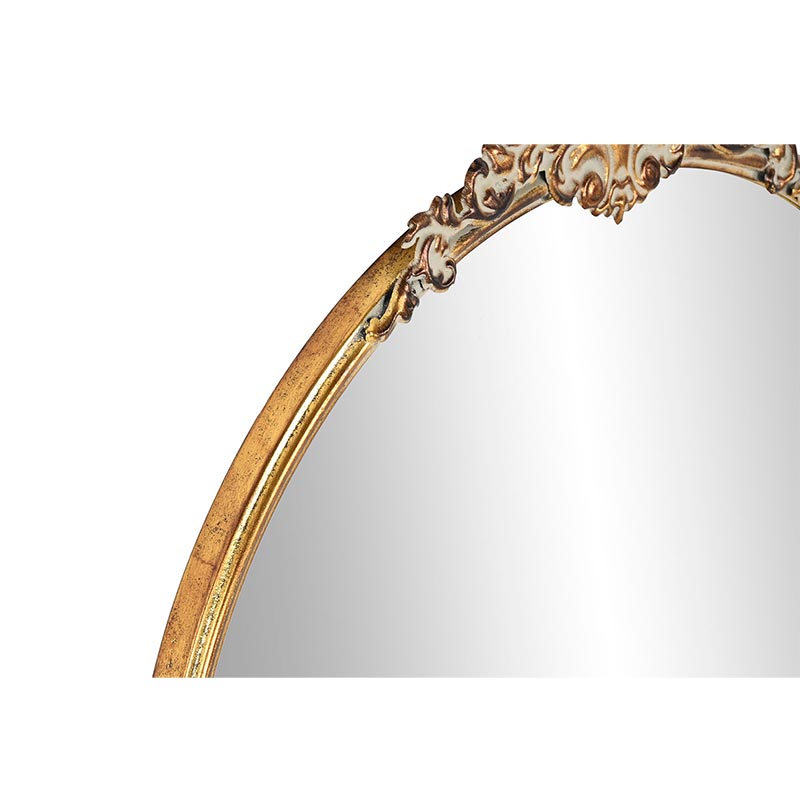 Espejo redondo metal dorado HEBE (60 cm)